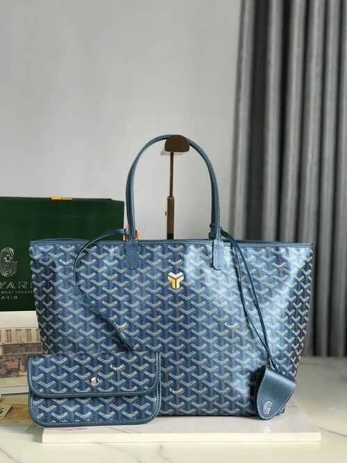 Goyard Original Shopping Tote Bag Authentic Coated Canvas