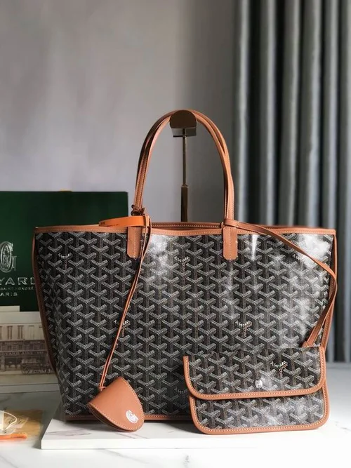 Goyard Original Shopping Tote Bag Authentic Coated Canvas