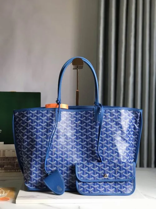 Goyard Original Shopping Tote Bag Authentic Coated Canvas