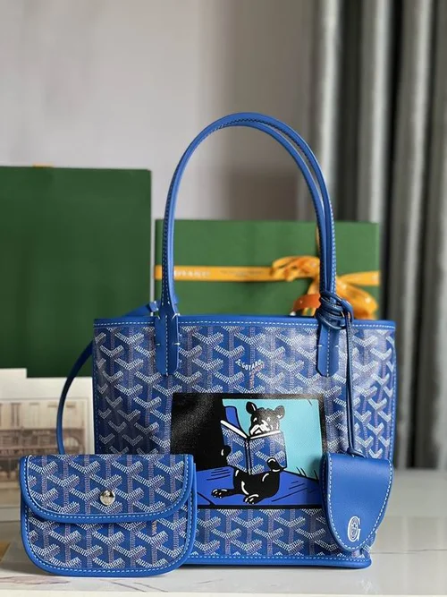 Goyard Original Shopping Tote Bag Authentic Coated Canvas