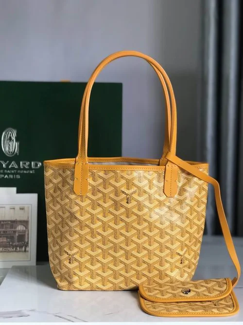 Goyard Original Shopping Tote Bag Authentic Coated Canvas