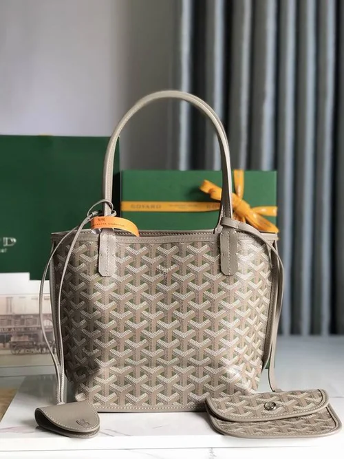 Goyard Original Shopping Tote Bag Authentic Coated Canvas