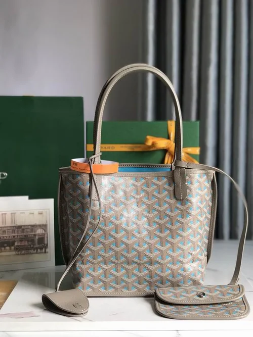 Goyard Original Shopping Tote Bag Authentic Coated Canvas