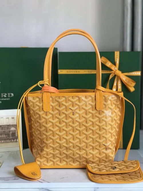 Goyard Original Shopping Tote Bag Authentic Coated Canvas