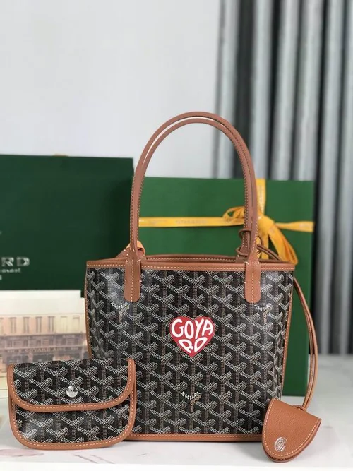 Goyard Original Shopping Tote Bag Authentic Coated Canvas