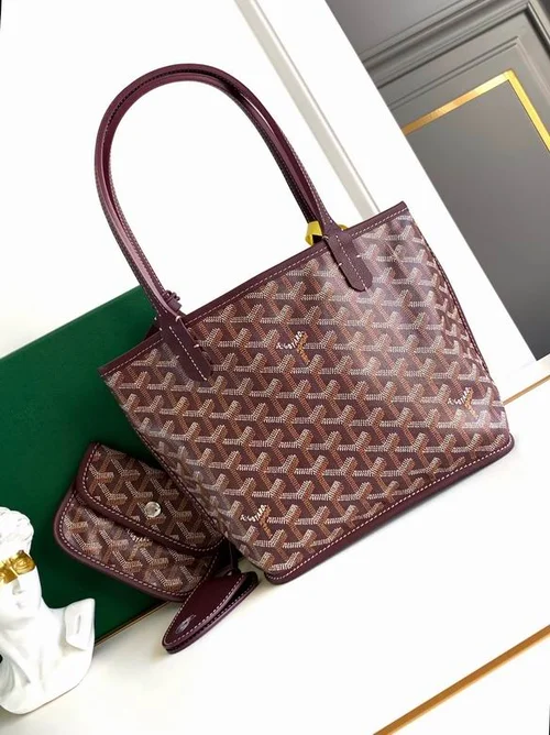 Goyard Original Shopping Tote Bag Authentic Coated Canvas