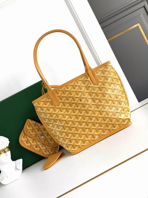 Goyard Original Shopping Tote Bag Authentic Coated Canvas