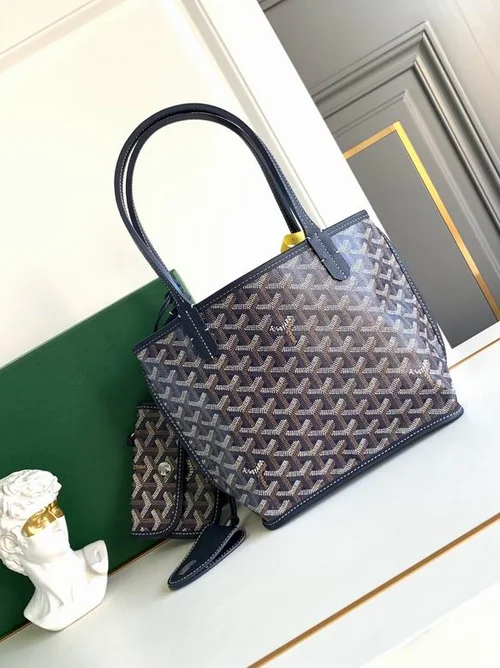Goyard Original Shopping Tote Bag Authentic Coated Canvas