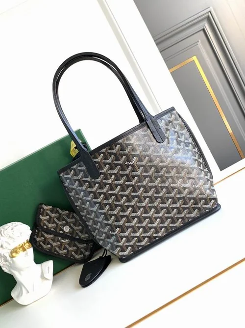 Goyard Original Shopping Tote Bag Authentic Coated Canvas