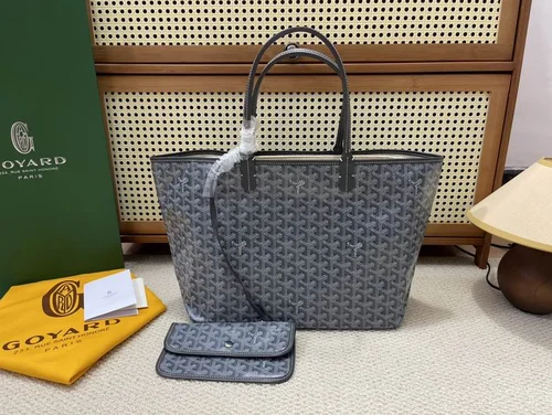 Goyard Original Shopping Tote Bag Authentic Coated Canvas