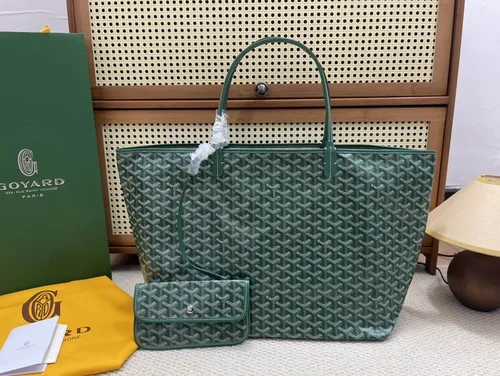 Goyard Original Shopping Tote Bag Authentic Coated Canvas