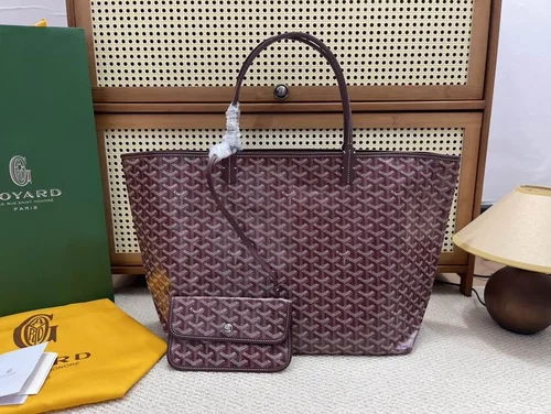 Goyard Original Shopping Tote Bag Authentic Coated Canvas