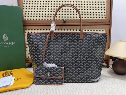 Goyard Original Shopping Tote Bag Authentic Coated Canvas