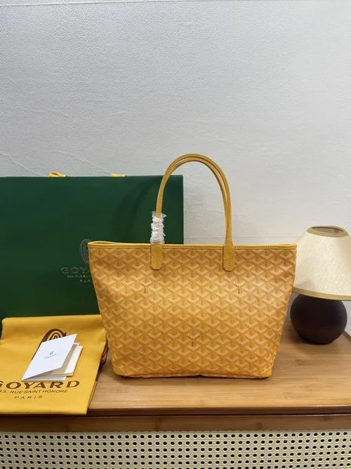 Goyard Original Shopping Tote Bag Authentic Coated Canvas