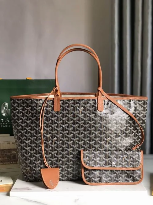 Goyard Original Shopping Tote Bag Authentic Coated Canvas