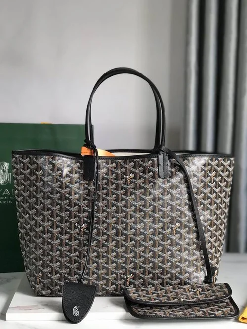 Goyard Original Shopping Tote Bag Authentic Coated Canvas