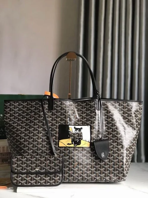 Goyard Original Shopping Tote Bag Authentic Coated Canvas