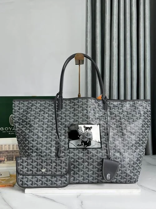 Goyard Original Shopping Tote Bag Authentic Coated Canvas