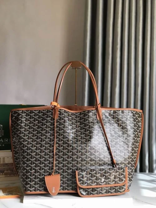 Goyard Original Shopping Tote Bag Authentic Coated Canvas