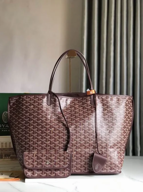 Goyard Original Shopping Tote Bag Authentic Coated Canvas