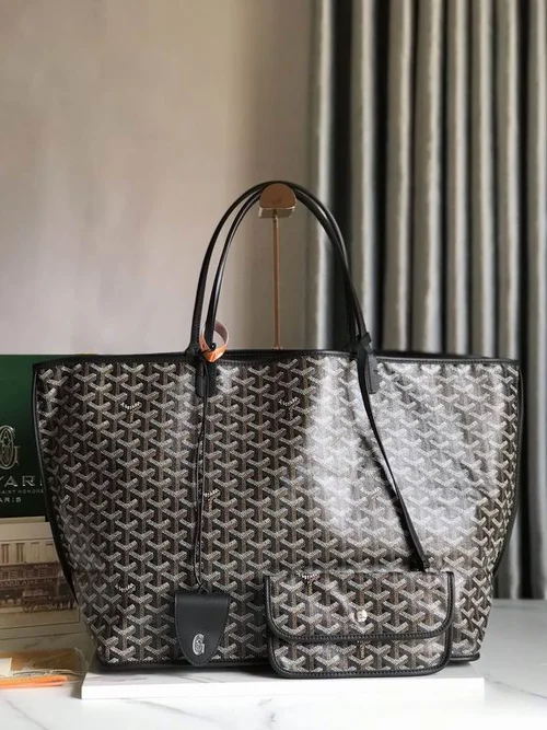 Goyard Original Shopping Tote Bag Authentic Coated Canvas
