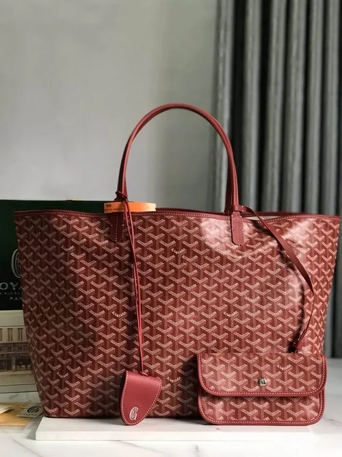 Goyard Original Shopping Tote Bag Authentic Coated Canvas