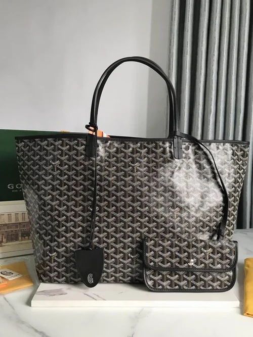 Goyard Original Shopping Tote Bag Authentic Coated Canvas