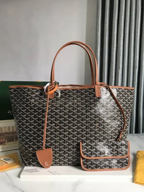 Goyard Original Shopping Tote Bag Authentic Coated Canvas