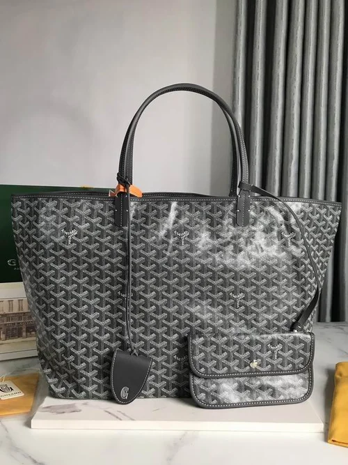 Goyard Original Shopping Tote Bag Authentic Coated Canvas
