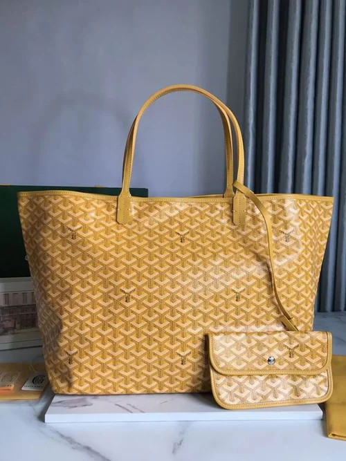 Goyard Original Shopping Tote Bag Authentic Coated Canvas