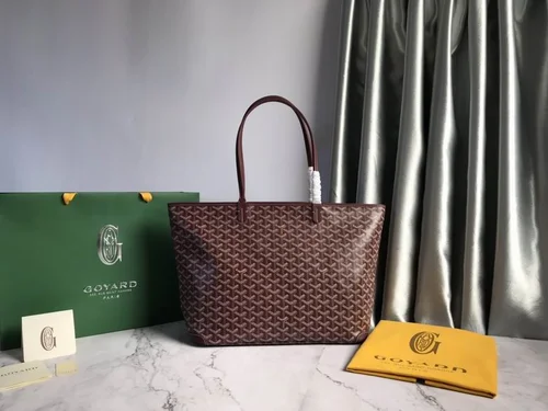 Goyard Original Shopping Tote Bag Authentic Coated Canvas