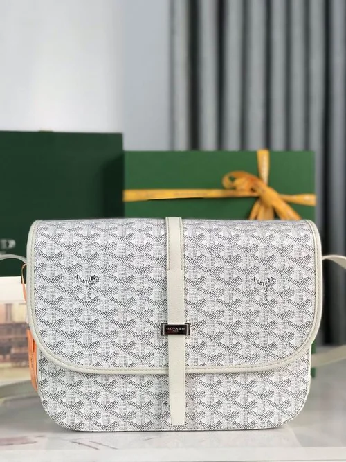 Goyard Original Postman Bag Authentic Coated Canvas Luxury