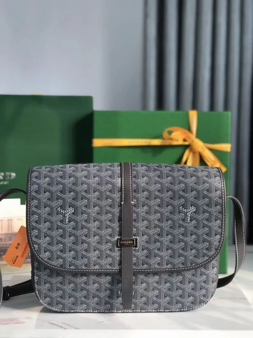 Goyard Original Postman Bag Authentic Coated Canvas Luxury
