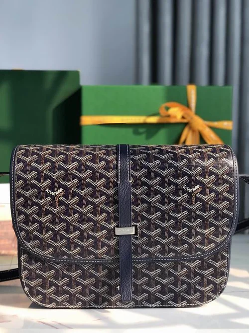 Goyard Original Postman Bag Authentic Coated Canvas Luxury