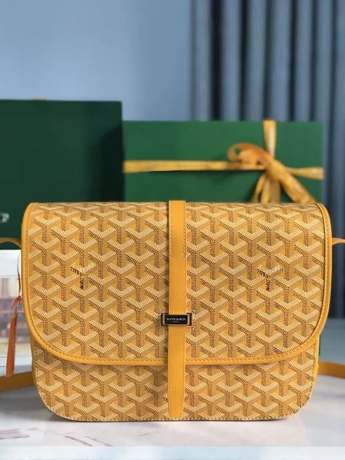 Goyard Original Postman Bag Authentic Coated Canvas Luxury