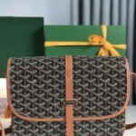 Goyard Original Postman Bag Authentic Coated Canvas Luxury