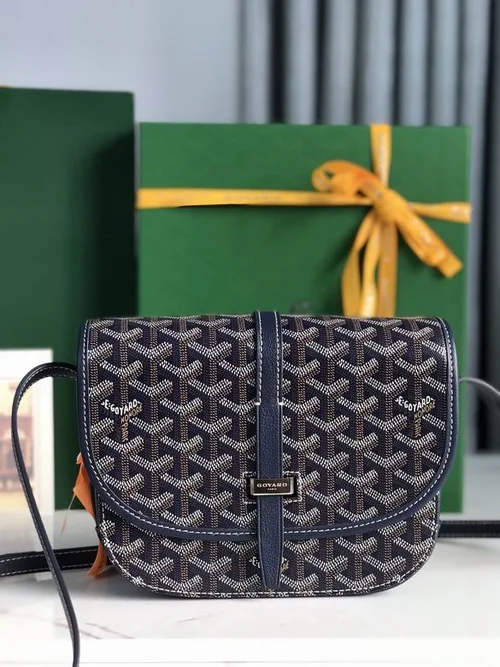 Goyard Original Postman Bag Authentic Coated Canvas Luxury