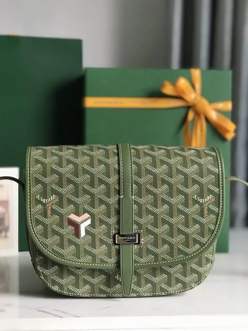 Goyard Original Postman Bag Authentic Coated Canvas Luxury