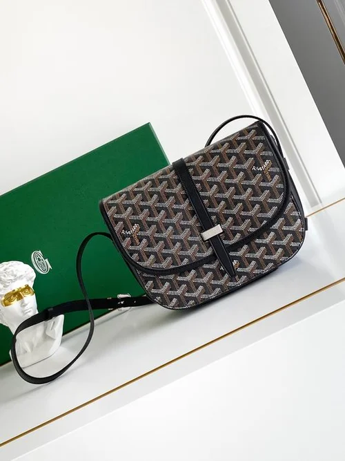 Goyard Original Postman Bag Authentic Coated Canvas Luxury