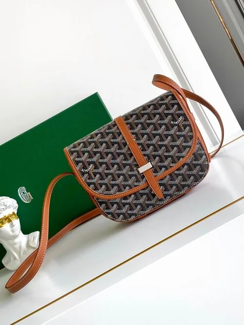 Goyard Original Postman Bag Authentic Coated Canvas Luxury