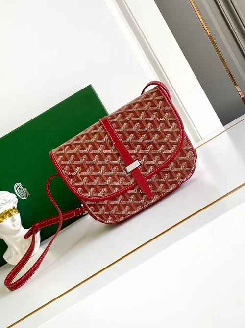 Goyard Original Postman Bag Authentic Coated Canvas Luxury