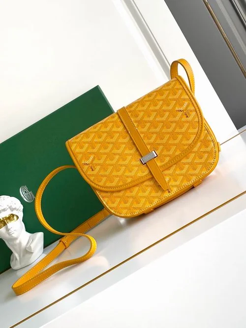 Goyard Original Postman Bag Authentic Coated Canvas Luxury