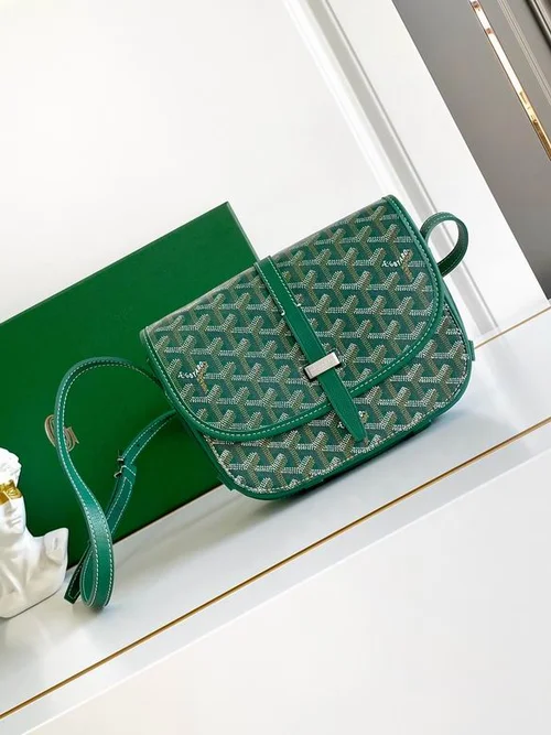 Goyard Original Postman Bag Authentic Coated Canvas Luxury