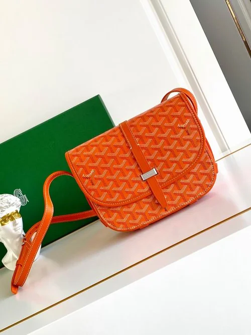 Goyard Original Postman Bag Authentic Coated Canvas Luxury