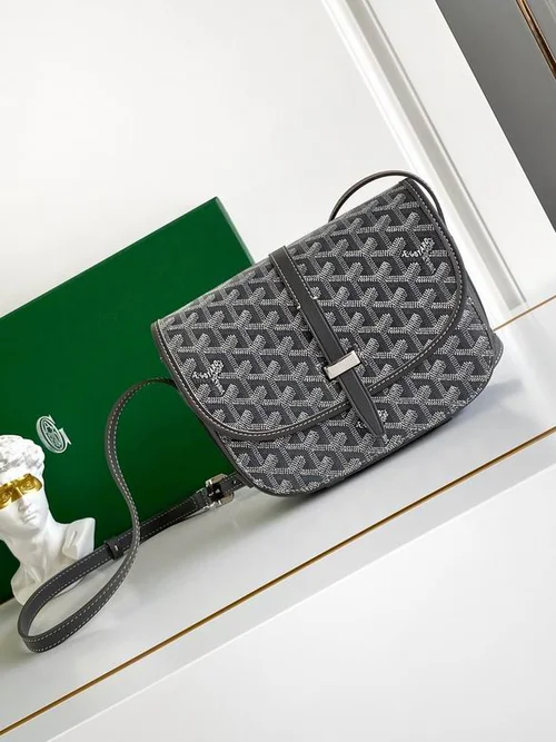 Goyard Original Postman Bag Authentic Coated Canvas Luxury