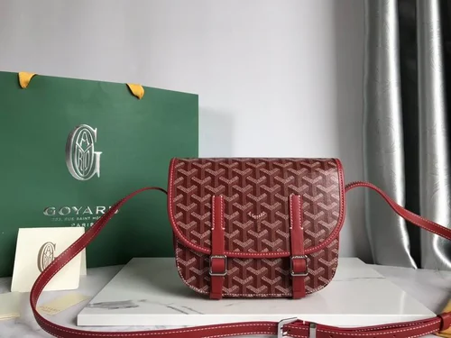 Goyard Original Postman Bag Authentic Coated Canvas Luxury