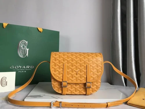 Goyard Original Postman Bag Authentic Coated Canvas Luxury