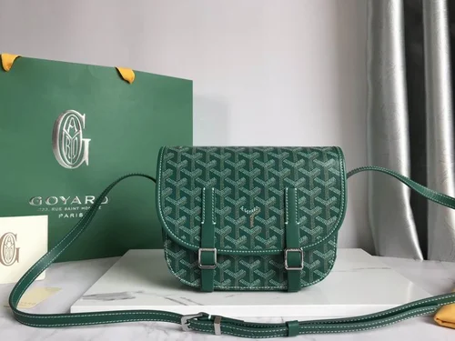 Goyard Original Postman Bag Authentic Coated Canvas Luxury