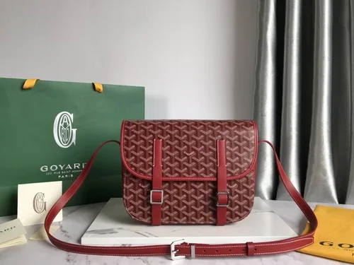 Goyard Original Postman Bag Authentic Coated Canvas Luxury