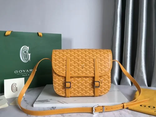 Goyard Original Postman Bag Authentic Coated Canvas Luxury